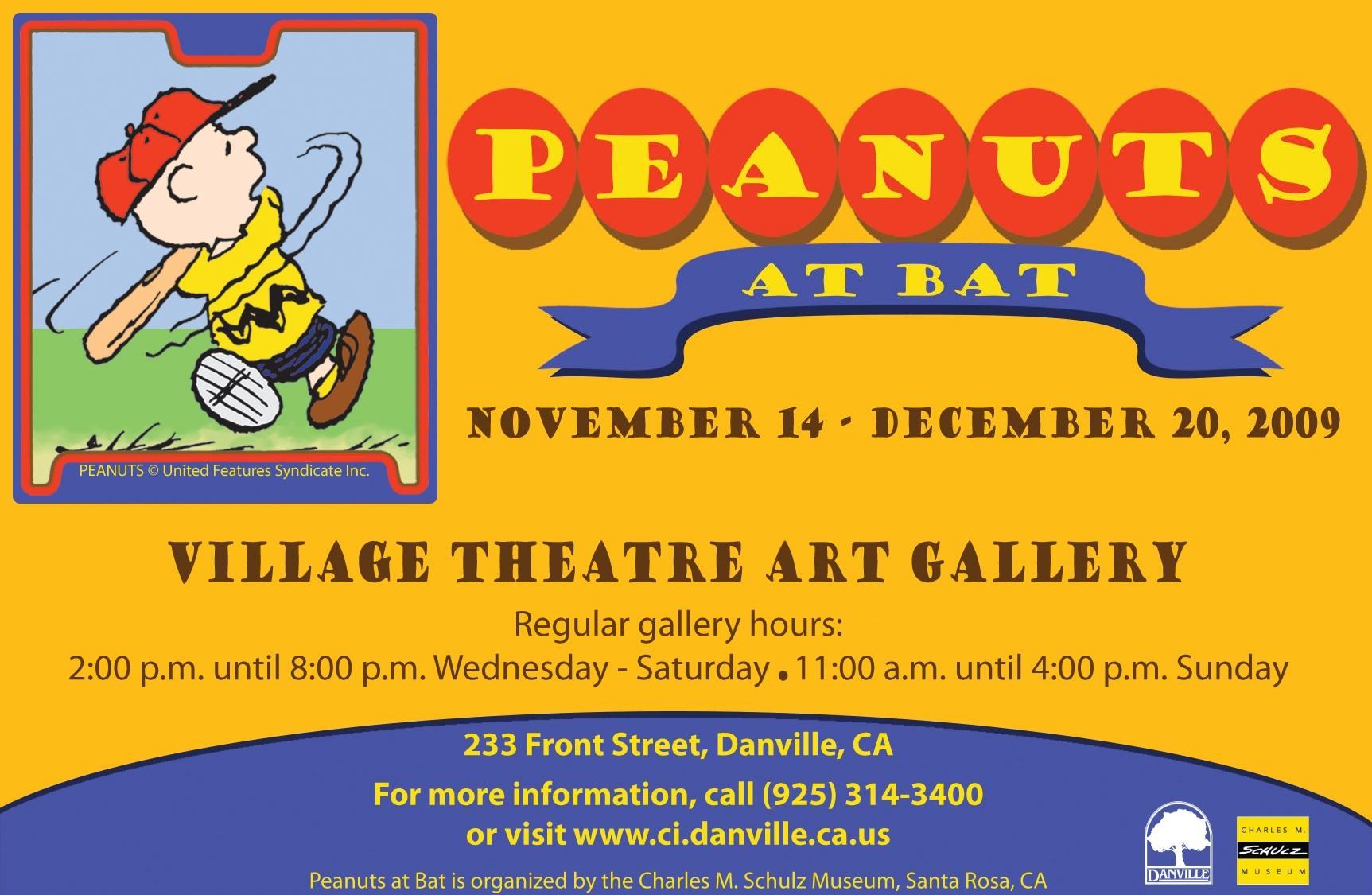 Peanuts at Bat - November 14-December 20, 2009