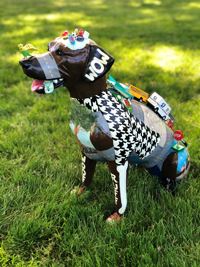 Dogs of Danville Sculpture - Dog Around Town