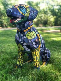 Dogs of Danville Sculpture - Mosaic