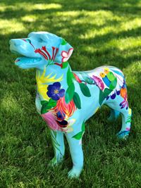 Dogs of Danville Sculpture - Secret Garden