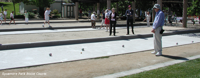 Sycamore Valley Park Bocce Courts