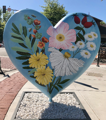 Heart created by Megan Sara