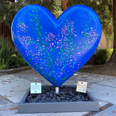 Heart created by Taiko Fujimura