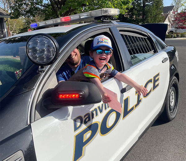 Volunteer in Policing Community Visit