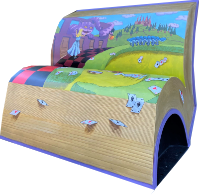 Alice in Wonderland Artist Hannah Sidhom, Tristan Patterson, and Kaylie Klotz